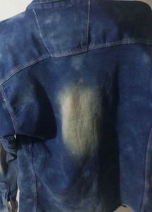 Light Blue Washed Denim Jacket For Men