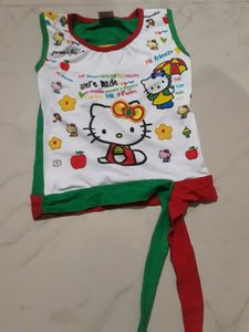 Top And Hot Pants Set