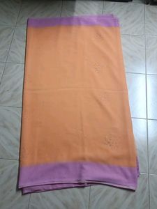 Peach Colour Saree