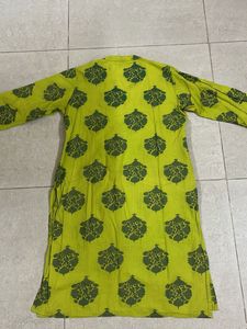 SAPTARANG green printed Kurta 💚