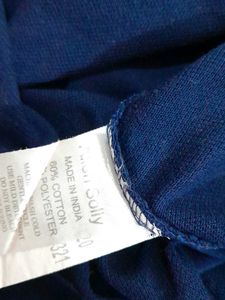 Navy Blue Allen Solly Polo T-Shirt For Men&#39;s