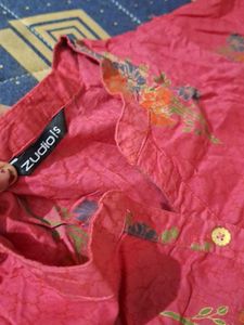 Floral Print Kurta