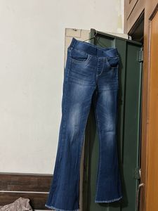 Flared Denim Jeans