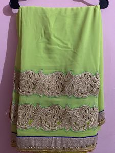 Beautiful Zari Work Saree