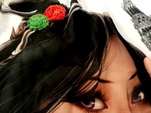 Stylish White Printed Top