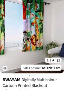Kids Curtain Animal Print