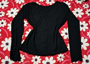 Black Y2k Top
