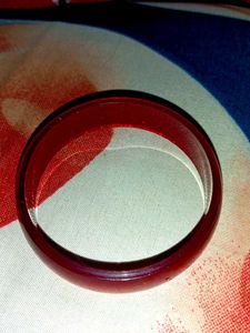 Red Bangle Bracelet