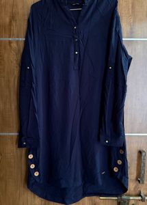 Nevy Blue Fancy Kurti