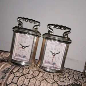 Vintage Alarm Quartz Clock SetOf3