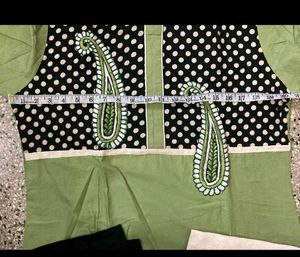 New Green Kurta Set
