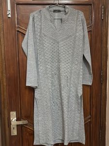 Gray Embellished Tunic