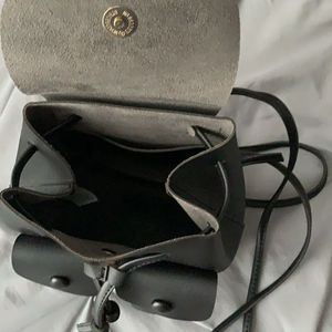 Mini Black Backpack