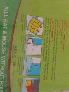 Pest Control Mouse Trap Rat Glue