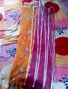 ✨✨✨✨Georgette pink dupatta