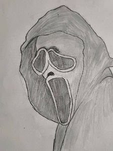 Scream Drawing