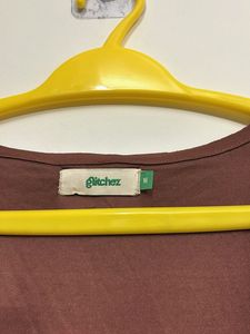 Brown Ruched Bodycon Mini Dress