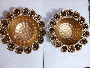 1 Pcs Metal Decor/ Beautiful Urli For Floating Can