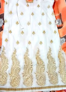 Gold Embroidered Fabric