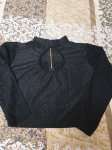 Elegant Black Long Sleeve blouse