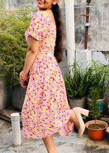 Floral Print Fit &amp; Flare Dress