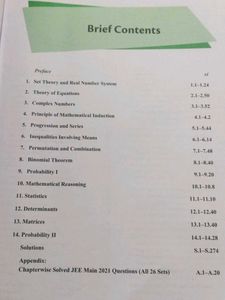 Algebra for JEE (Advanced)