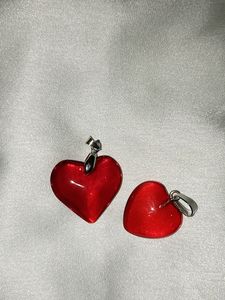 Big Red Heart Pendant
