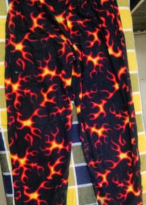 Flame Pattern Pants