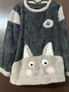 totoro pajama sweatshirt
