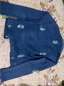 Distressed Denim Jacket - Trendy &amp; Stylish