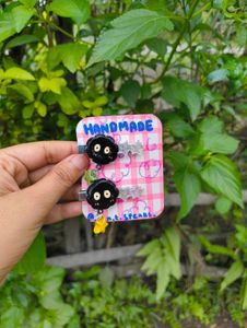 Handmade Clay Hair Clips