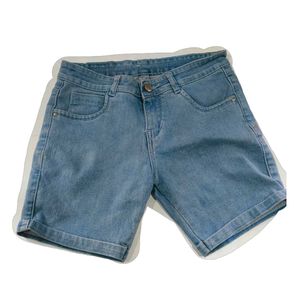 Light Wash Denim Shorts