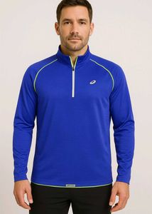 Asics Blue Running Top - Men's