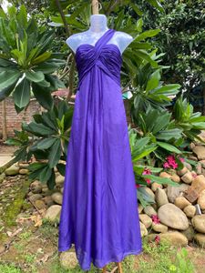 Elegant Purple Maxi Dress
