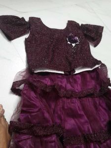 Purple Lehenga Choli