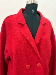 Red Double Breasted Coat