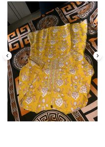 Yellow Floral Print Tunic