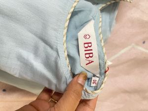 Beautiful Sky Blue Anarkali Style 3 Piece Suit