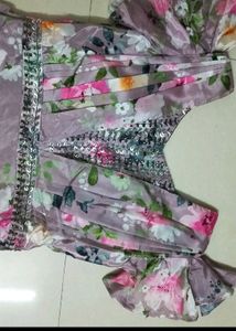 Handwork Floral Gown