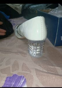 White Walkmate Heels