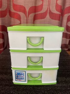Plastic 3-Drawer Storage Organizer
