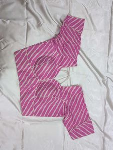Pink Striped Blouse