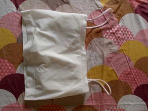 Drawstring Top - White