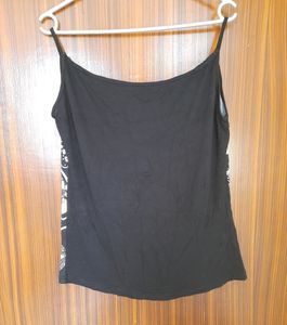Black And White Top Sleeveless