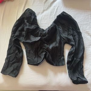 Sweetheart Neckline Crop Top