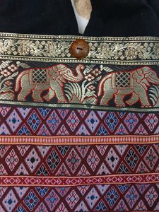 Elephant Print Handbag