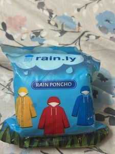 Rain Poncho (Transparent material)