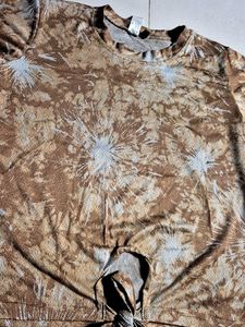 Tie-Front Graphic Tee