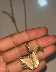 Origami Swan Necklace