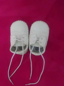 Baby White Shoes - Size 11